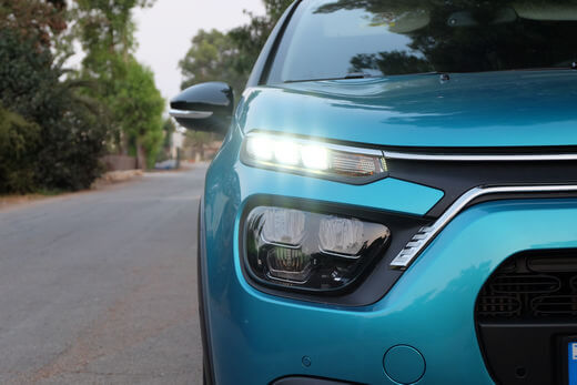 סיטרואן C3 תאורת לד